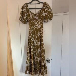 English Factory Floral Print Maxi dress XS